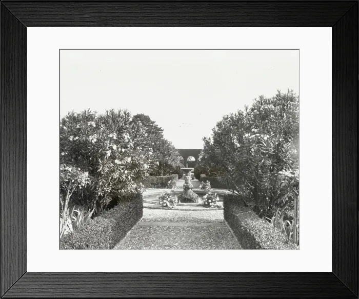 Framed Print : Villa Gamberaia, Settignano, Tuscany, Italy, 1925. Creator: Frances Benjamin Johnston Framed Print : Villa Gamberaia, Settignano, Tuscany, Italy, 1925. Creator: Frances Benjamin Johnston