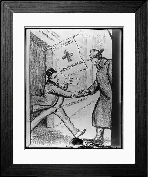 Framed Print : Red Cross, between 1910 and 1920. Creator: Harris & Ewing. Red Cross, between 1910 and 1920. Creator: Harris & Ewing Framed Print : Red Cross, between 1910 and 1920. Creator: Harris & Ewing. Red Cross, between 1910 and 1920. Creator: Harris & Ewing