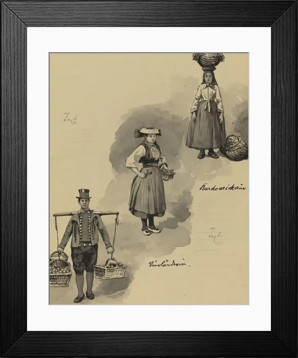 Framed Print : Hamburger, 1893. Creator: Fritz Stoltenberg Framed Print : Hamburger, 1893. Creator: Fritz Stoltenberg
