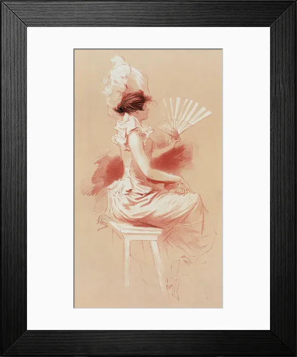 Framed Print : Dessin original pour les Maîtres de l'Affiche'. c1897. Creators: Jules Cheret, Imprimerie Chaix. Dessin original pour les Maîtres de l'Affiche'. c1897. Creators: Jules Cheret, Imprimerie Chaix Framed Print : Dessin original pour les Maîtres de l'Affiche'. c1897. Creators: Jules Cheret, Imprimerie Chaix. Dessin original pour les Maîtres de l'Affiche'. c1897. Creators: Jules Cheret, Imprimerie Chaix