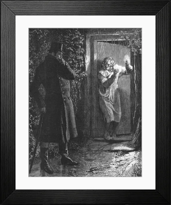 Framed Print : The Mayor of Casterbridge, by Thomas Hardy, 1886. Creator: Robert Barnes Framed Print : The Mayor of Casterbridge, by Thomas Hardy, 1886. Creator: Robert Barnes