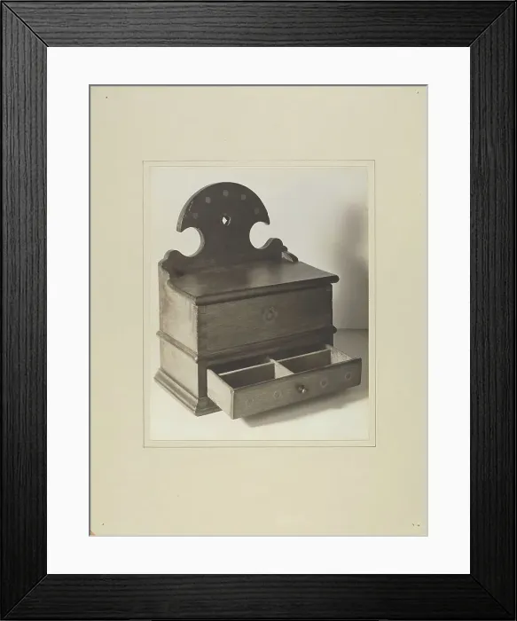 Framed Print : Spice Box, 1935 / 1942. Creator: Unknown Framed Print : Spice Box, 1935 / 1942. Creator: Unknown