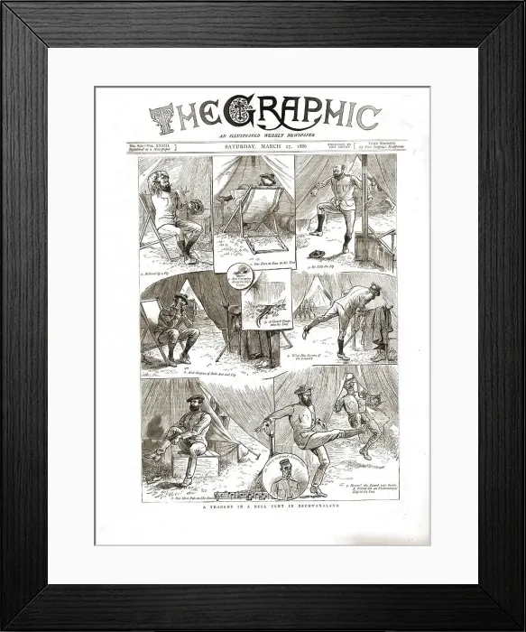 Framed Print : The Graphic, Front Cover March 27th.1886, 1886. Creator: Unknown Framed Print : The Graphic, Front Cover March 27th.1886, 1886. Creator: Unknown