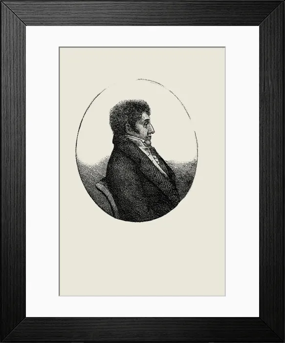 Framed Print : Horn player and composer Georg Abraham Schneider (1770-1839), 1820. Creator: Anonymous Framed Print : Horn player and composer Georg Abraham Schneider (1770-1839), 1820. Creator: Anonymous