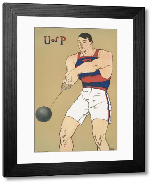 Framed Print : U of P, c1908. Creator: Edward Penfield Framed Print : U of P, c1908. Creator: Edward Penfield