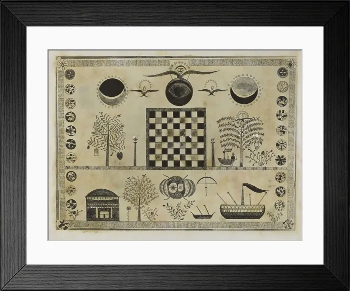 Framed Print : Shaker Visionary Image, 1935 / 1942. Creator: Unknown Framed Print : Shaker Visionary Image, 1935 / 1942. Creator: Unknown