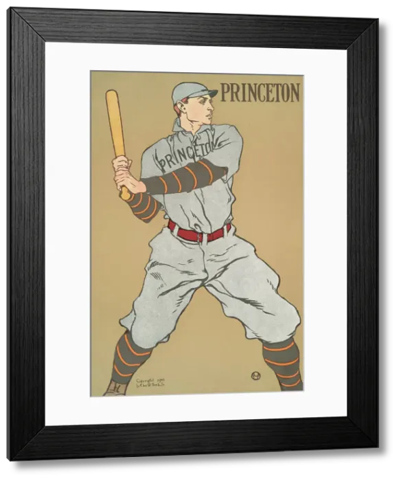 Framed Print : Princeton, c1908. Creator: Edward Penfield Framed Print : Princeton, c1908. Creator: Edward Penfield