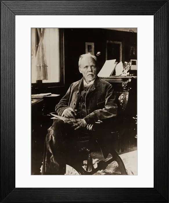 Framed Print : Portrait of the Composer Engelbert Humperdinck (1854-1921), Early 1920s. Creator: Anonymous Framed Print : Portrait of the Composer Engelbert Humperdinck (1854-1921), Early 1920s. Creator: Anonymous