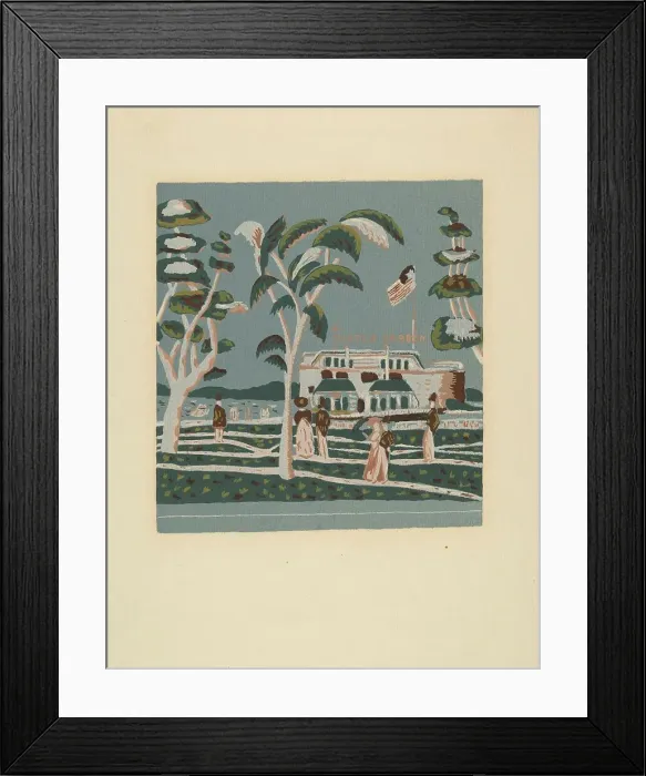 Framed Print : Bandbox Design, 1935 / 1942. Creator: Unknown Framed Print : Bandbox Design, 1935 / 1942. Creator: Unknown