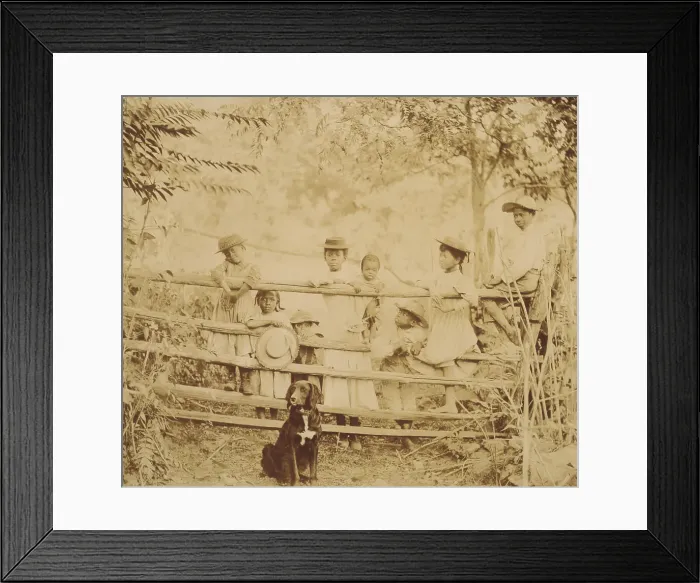 Framed Print : Snicker's Gap. Watching the stage go by, between 1900 and 1901. Creator: Frances Benjamin Johnston Framed Print : Snicker's Gap. Watching the stage go by, between 1900 and 1901. Creator: Frances Benjamin Johnston