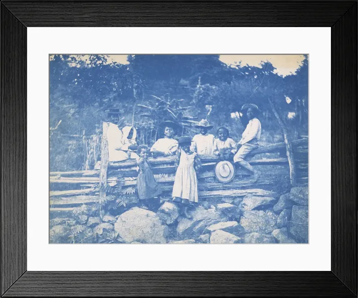 Framed Print : Snicker's Gap. Watching the stage go by, between 1900 and 1901. Creator: Frances Benjamin Johnston Framed Print : Snicker's Gap. Watching the stage go by, between 1900 and 1901. Creator: Frances Benjamin Johnston