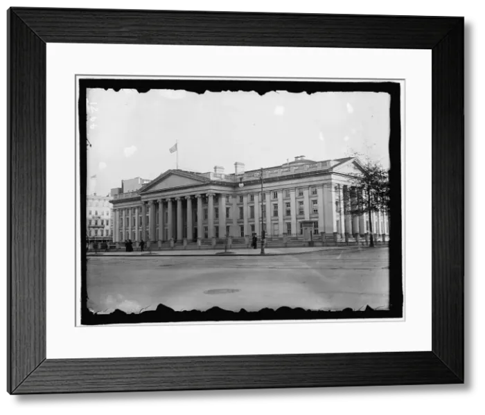 Framed Print : Treasury Building, between 1909 and 1914. Creator: Harris & Ewing. Treasury Building, between 1909 and 1914. Creator: Harris & Ewing Framed Print : Treasury Building, between 1909 and 1914. Creator: Harris & Ewing. Treasury Building, between 1909 and 1914. Creator: Harris & Ewing