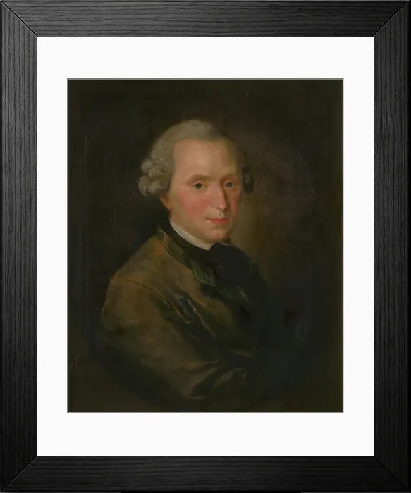 Framed Print : Portrait of Immanuel Kant (1724-1804), 1768. Creator: Frisch, Johann Christoph (1738-1815) Framed Print : Portrait of Immanuel Kant (1724-1804), 1768. Creator: Frisch, Johann Christoph (1738-1815)