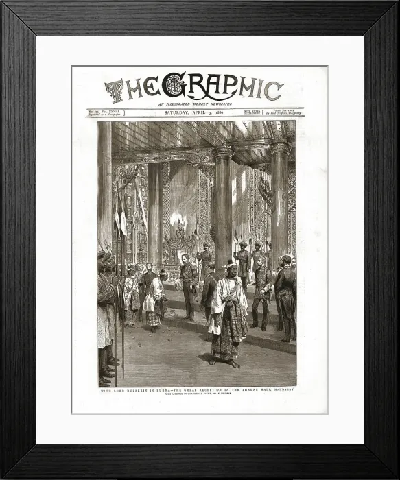 Framed Print : The Graphic, Front Cover April 3.1886, 1886. Creator: Unknown Framed Print : The Graphic, Front Cover April 3.1886, 1886. Creator: Unknown