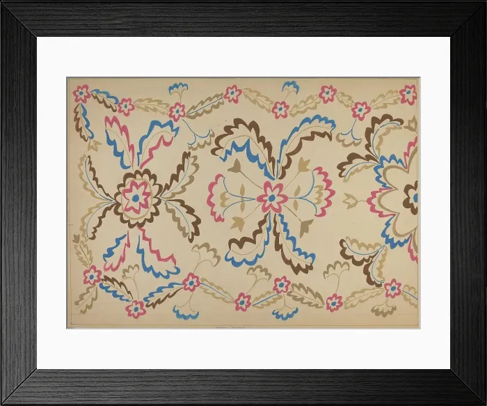 Framed Print : Colcha, 1935 / 1942. Creator: Unknown Framed Print : Colcha, 1935 / 1942. Creator: Unknown