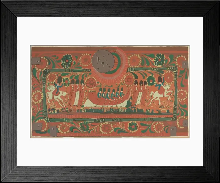 Framed Print : Painted Chest, 1935 / 1942. Creator: Unknown Framed Print : Painted Chest, 1935 / 1942. Creator: Unknown