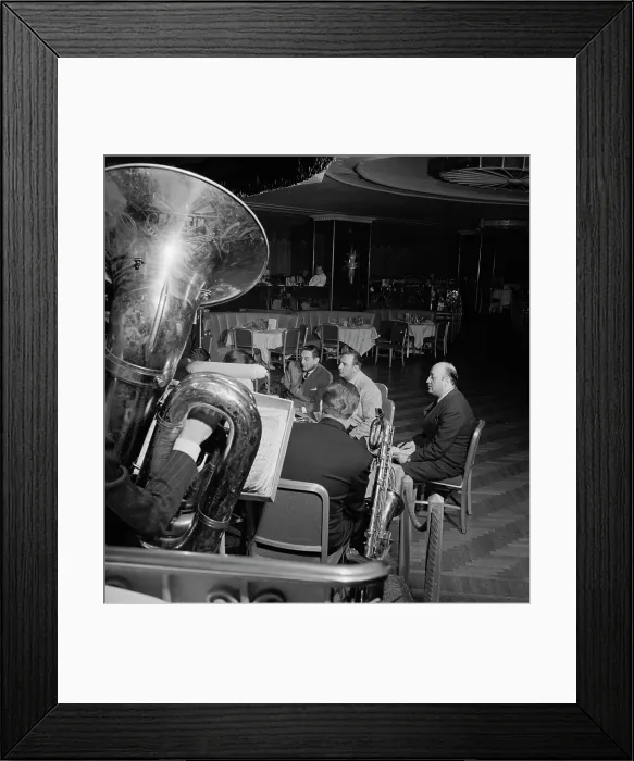 Framed Print : Portrait of Guy Lombardo, Starlight Roof, Waldorf-Astoria, New York, N.Y. ca. July 1947. Creator: William Paul Gottlieb Framed Print : Portrait of Guy Lombardo, Starlight Roof, Waldorf-Astoria, New York, N.Y. ca. July 1947. Creator: William Paul Gottlieb