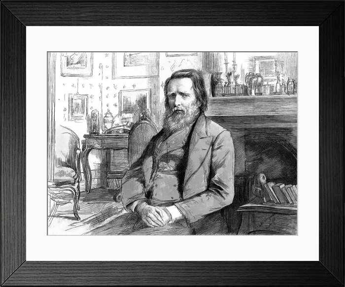 Framed Print : Mr John Ruskin, 1886. Creator: Unknown Framed Print : Mr John Ruskin, 1886. Creator: Unknown
