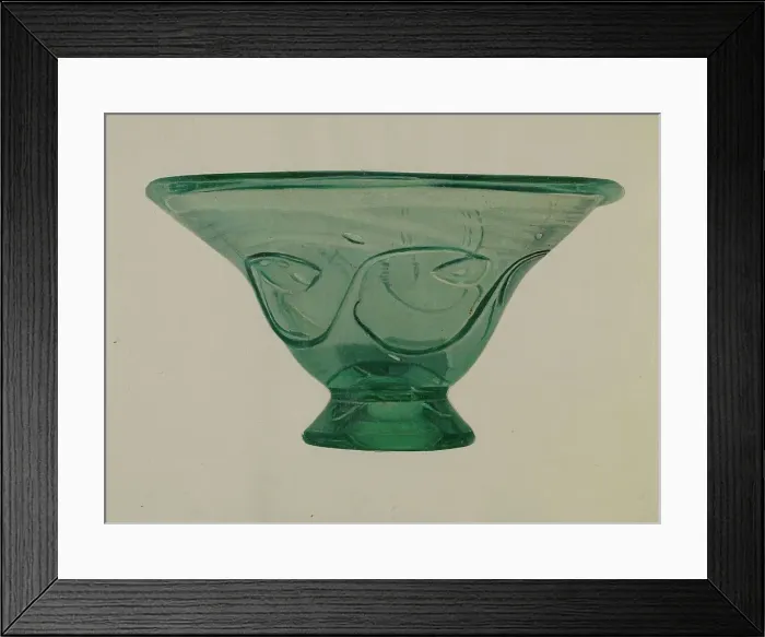 Framed Print : Bowl, 1935 / 1942. Creator: Unknown Framed Print : Bowl, 1935 / 1942. Creator: Unknown