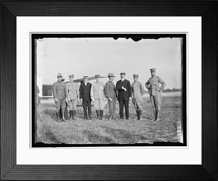 Framed Print : Wright Bros. Flight, between 1909 and 1912. Creator: Harris & Ewing. Wright Bros. Flight, between 1909 and 1912. Creator: Harris & Ewing Framed Print : Wright Bros. Flight, between 1909 and 1912. Creator: Harris & Ewing. Wright Bros. Flight, between 1909 and 1912. Creator: Harris & Ewing