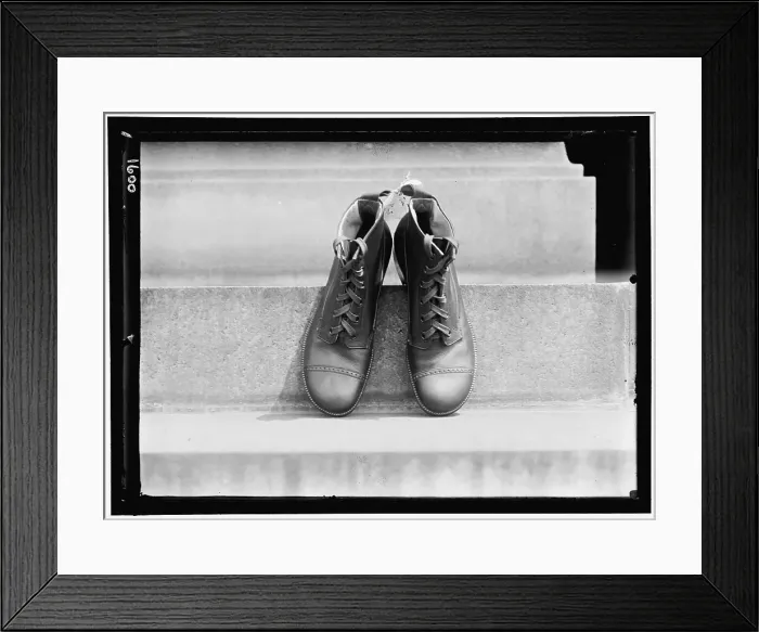 Framed Print : Shoes, between 1909 and 1914. Creator: Harris & Ewing. Shoes, between 1909 and 1914. Creator: Harris & Ewing Framed Print : Shoes, between 1909 and 1914. Creator: Harris & Ewing. Shoes, between 1909 and 1914. Creator: Harris & Ewing