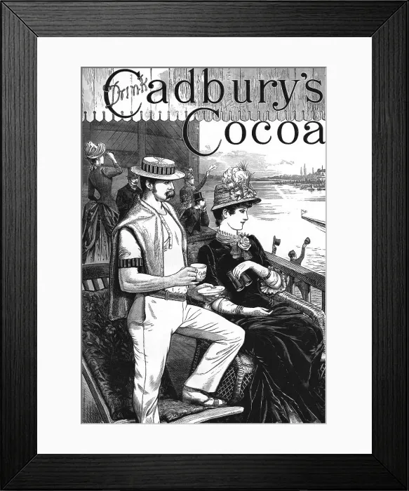 Framed Print : Cadbury's Cocoa, 1886. Creator: Unknown Framed Print : Cadbury's Cocoa, 1886. Creator: Unknown