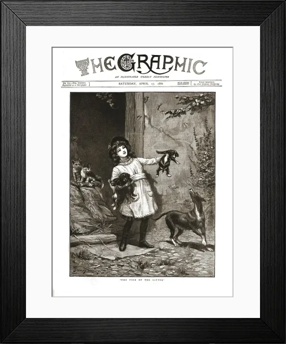 Framed Print : The Graphic, Front Cover April 17th.1886, 1886. Creator: Unknown Framed Print : The Graphic, Front Cover April 17th.1886, 1886. Creator: Unknown