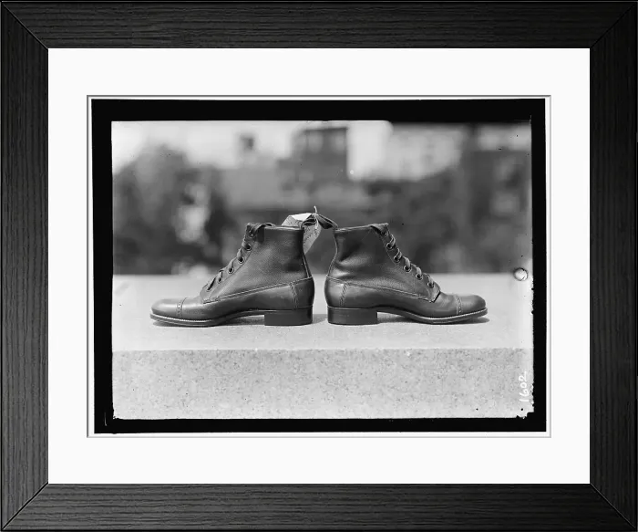 Framed Print : Shoes, between 1909 and 1914. Creator: Harris & Ewing. Shoes, between 1909 and 1914. Creator: Harris & Ewing Framed Print : Shoes, between 1909 and 1914. Creator: Harris & Ewing. Shoes, between 1909 and 1914. Creator: Harris & Ewing