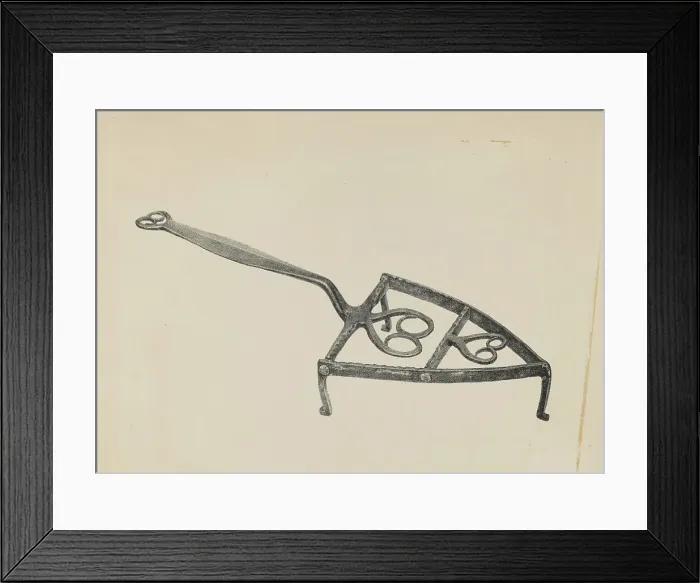 Framed Print : Trivet, 1935 / 1942. Creator: Unknown Framed Print : Trivet, 1935 / 1942. Creator: Unknown
