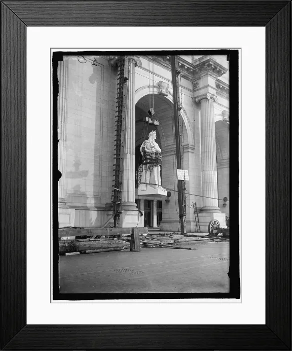 Framed Print : Union Station under construction, between 1910 and 1917. Creator: Harris & Ewing. Union Station under construction, between 1910 and 1917. Creator: Harris & Ewing Framed Print : Union Station under construction, between 1910 and 1917. Creator: Harris & Ewing. Union Station under construction, between 1910 and 1917. Creator: Harris & Ewing