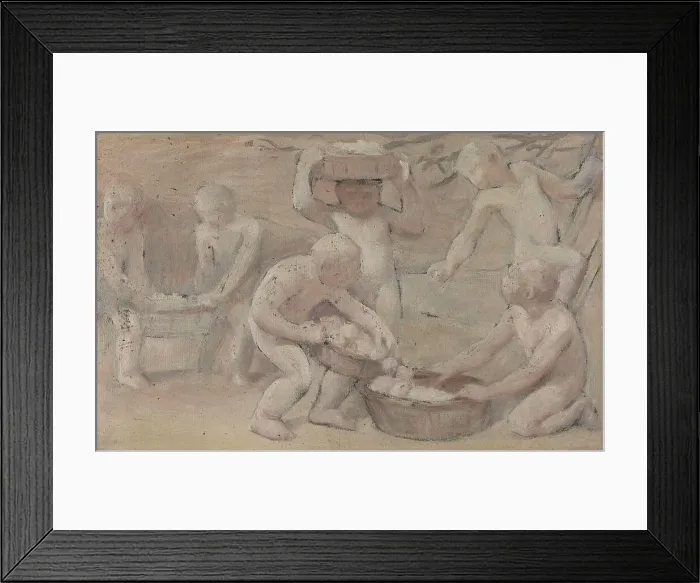 Framed Print : Esquisse pour la salle des fêtes de l'Hôtel de Ville : Fruits, between 1889 and 1895. Creator: Albert Aublet Framed Print : Esquisse pour la salle des fêtes de l'Hôtel de Ville : Fruits, between 1889 and 1895. Creator: Albert Aublet
