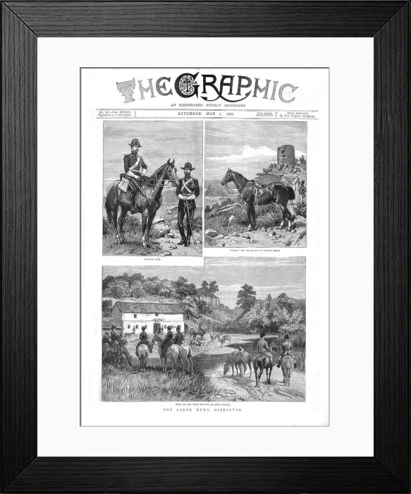 Framed Print : The Graphic, Front Cover May 1st.1886, 1886. Creator: Unknown Framed Print : The Graphic, Front Cover May 1st.1886, 1886. Creator: Unknown