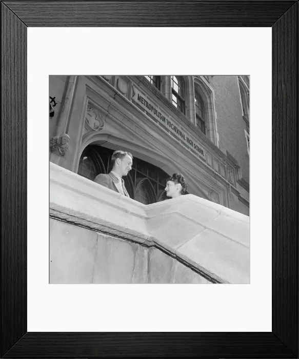 Framed Print : Metropolitan Vocational High School, New York, N.Y. ca. July 1947. Creator: William Paul Gottlieb Framed Print : Metropolitan Vocational High School, New York, N.Y. ca. July 1947. Creator: William Paul Gottlieb
