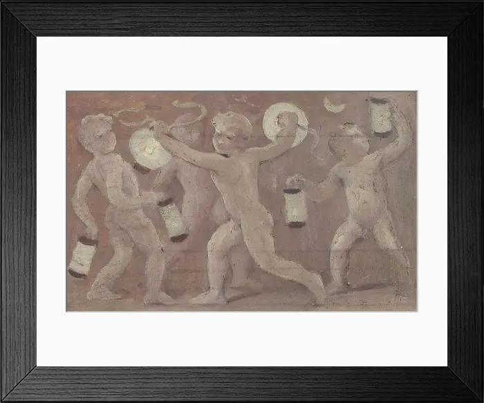 Framed Print : Esquisse pour la salle des fêtes de l'Hôtel de Ville : Lumières, between 1889 and 1895. Creator: Albert Aublet Framed Print : Esquisse pour la salle des fêtes de l'Hôtel de Ville : Lumières, between 1889 and 1895. Creator: Albert Aublet