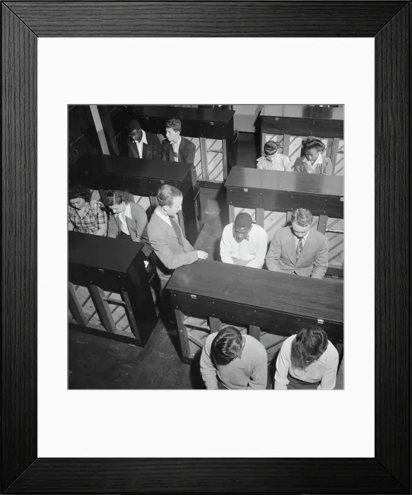 Framed Print : Metropolitan Vocational High School, New York, N.Y. ca. July 1947. Creator: William Paul Gottlieb Framed Print : Metropolitan Vocational High School, New York, N.Y. ca. July 1947. Creator: William Paul Gottlieb