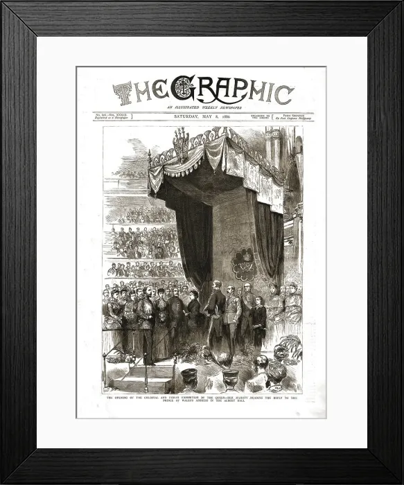 Framed Print : The Graphic, Front Cover May 8th. 1886, 1886. Creator: Unknown Framed Print : The Graphic, Front Cover May 8th. 1886, 1886. Creator: Unknown