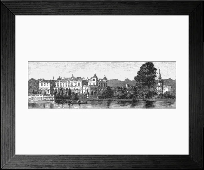 Framed Print : Clumber House, near Worksop, Nottingham, 1886. Creator: Unknown Framed Print : Clumber House, near Worksop, Nottingham, 1886. Creator: Unknown