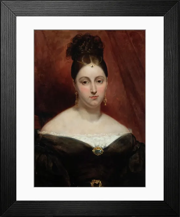Framed Print : Portrait de Maria Malibran, 1831. Creator: Ary Scheffer Framed Print : Portrait de Maria Malibran, 1831. Creator: Ary Scheffer