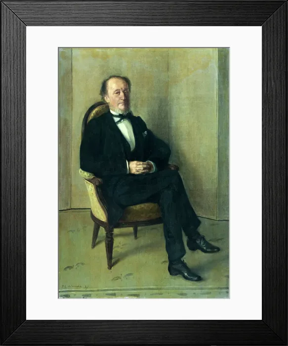Framed Print : Portrait de John Lemoine, 1887. Creator: Jacques Emile Blanche Framed Print : Portrait de John Lemoine, 1887. Creator: Jacques Emile Blanche