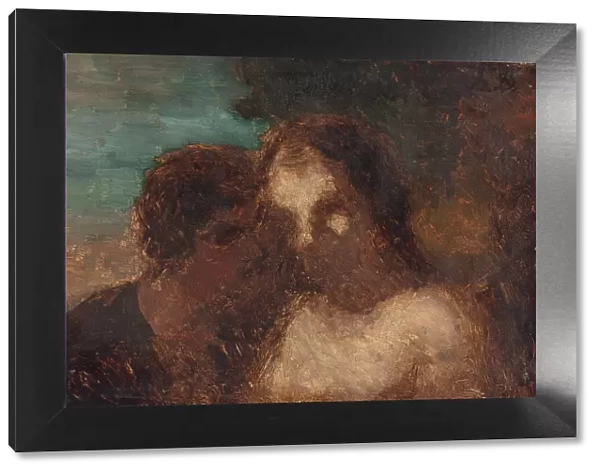 La Confidence ou Le baiser de Judas, 1859. Creators: Honore Daumier, Judas Iscariot