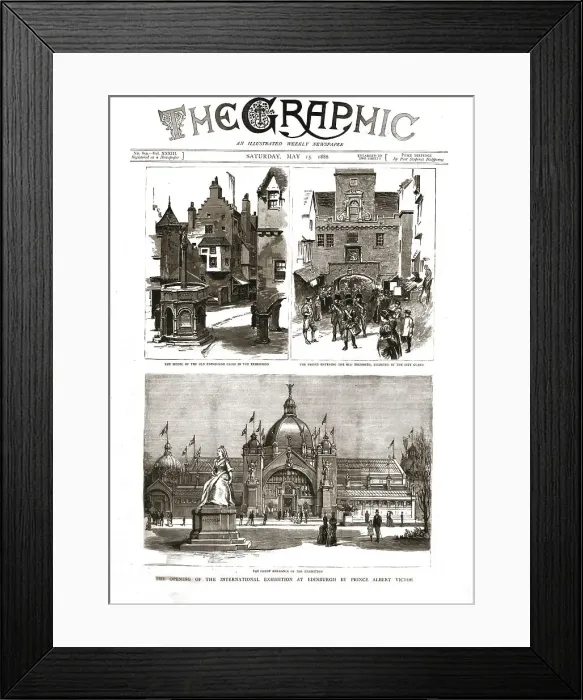 Framed Print : The Graphic, Front Cover May 15th. 1886, 1886. Creator: Unknown Framed Print : The Graphic, Front Cover May 15th. 1886, 1886. Creator: Unknown