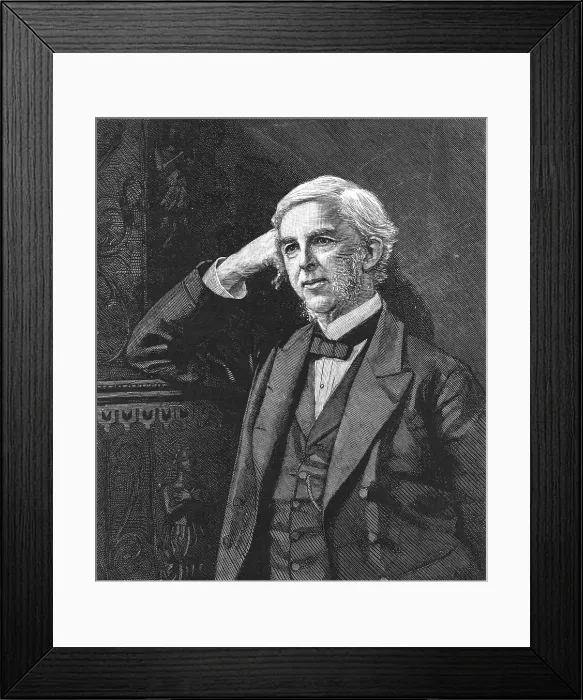 Framed Print : Dr Oliver Wendell Holmes, 1886. Creator: Unknown Framed Print : Dr Oliver Wendell Holmes, 1886. Creator: Unknown