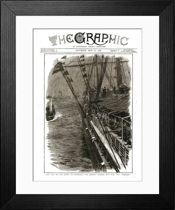 Framed Print : The Graphic, Front Cover May 22nd. 1886, 1886. Creator: Unknown
