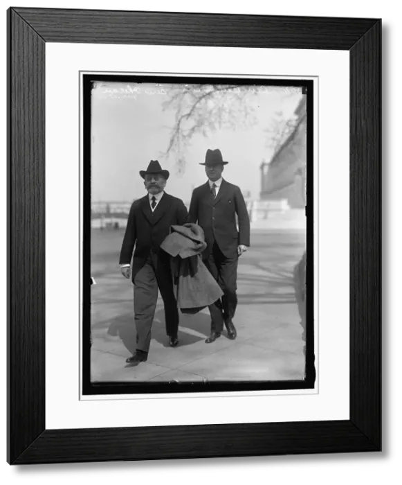 Framed Print : Senator Brandegee with Senator Phelan, between 1910 and 1917. Creator: Harris & Ewing. Senator Brandegee with Senator Phelan, between 1910 and 1917. Creator: Harris & Ewing Framed Print : Senator Brandegee with Senator Phelan, between 1910 and 1917. Creator: Harris & Ewing. Senator Brandegee with Senator Phelan, between 1910 and 1917. Creator: Harris & Ewing