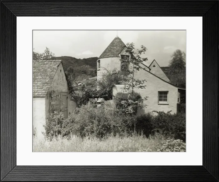 Framed Print : House at the French Village, Highland Avenue, Hollywood, California, 1923. Creator: Frances Benjamin Johnston. House at the French Village, Highland Avenue, Hollywood, California, 1923. Creator: Frances Benjamin Johnston Framed Print : House at the French Village, Highland Avenue, Hollywood, California, 1923. Creator: Frances Benjamin Johnston. House at the French Village, Highland Avenue, Hollywood, California, 1923. Creator: Frances Benjamin Johnston