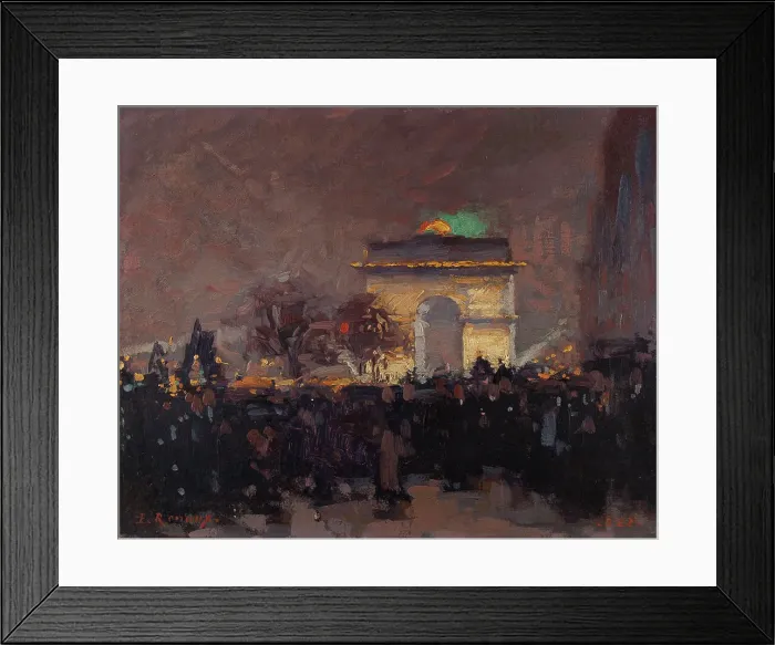 Framed Print : 11 novembre 1920. Installation des cendres du soldat inconnu sous l'Arc de Triomphe de... 1920. Creator: Jules Ernest Renoux Framed Print : 11 novembre 1920. Installation des cendres du soldat inconnu sous l'Arc de Triomphe de... 1920. Creator: Jules Ernest Renoux