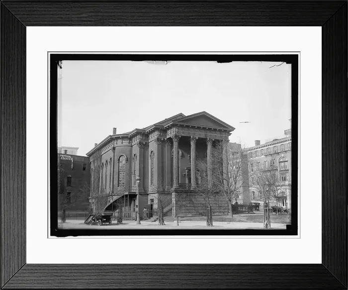 Framed Print : New York Avenue Presbyterian Church, between 1910 and 1917. Creator: Harris & Ewing. New York Avenue Presbyterian Church, between 1910 and 1917. Creator: Harris & Ewing Framed Print : New York Avenue Presbyterian Church, between 1910 and 1917. Creator: Harris & Ewing. New York Avenue Presbyterian Church, between 1910 and 1917. Creator: Harris & Ewing