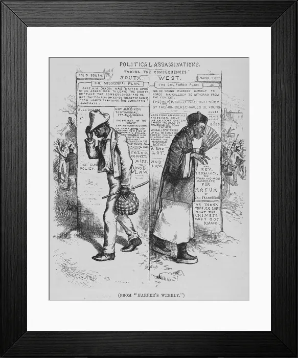 Framed Print : From Harper's Weekly; [Political assassinations- Taking the consequences], 1882. Creator: Unknown