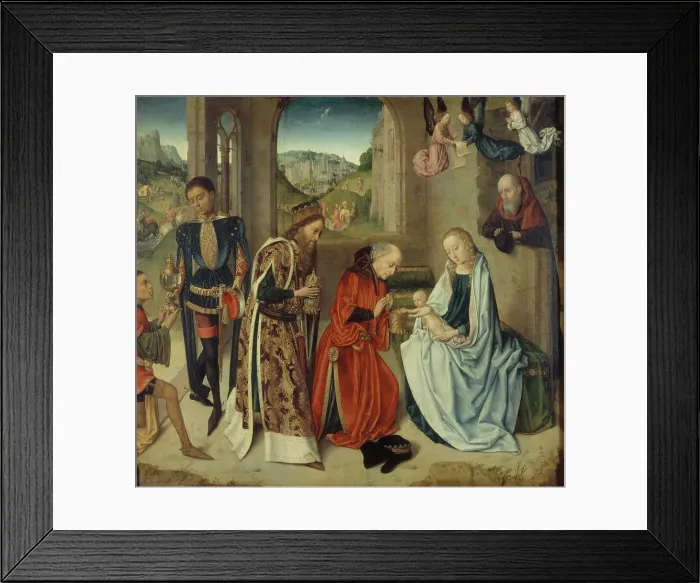 Framed Print : Adoration of the Magi, between 1450 and 1500. Creator: Unknown Framed Print : Adoration of the Magi, between 1450 and 1500. Creator: Unknown