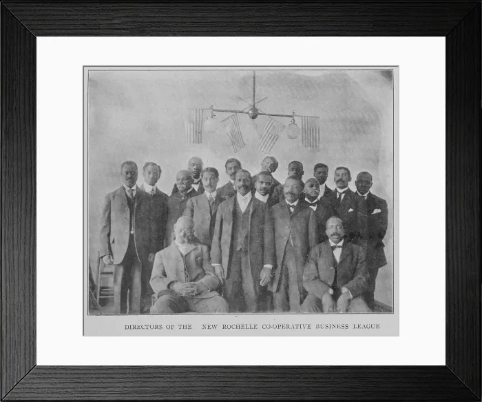 Framed Print : Directors of the New Rochelle Co-operative Business League; [Samuel G. Craig; Frank Sheldon... 1908 Creator: Unknown Framed Print : Directors of the New Rochelle Co-operative Business League; [Samuel G. Craig; Frank Sheldon... 1908 Creator: Unknown